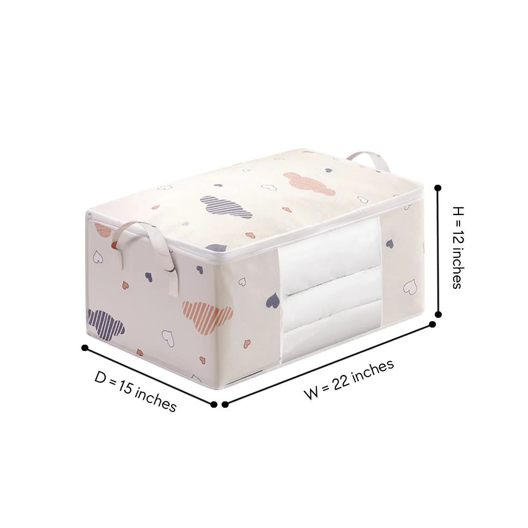 Premium Quality Non-Woven Blankets & Clothes Storage Bag-Printed eclassstore.pk
