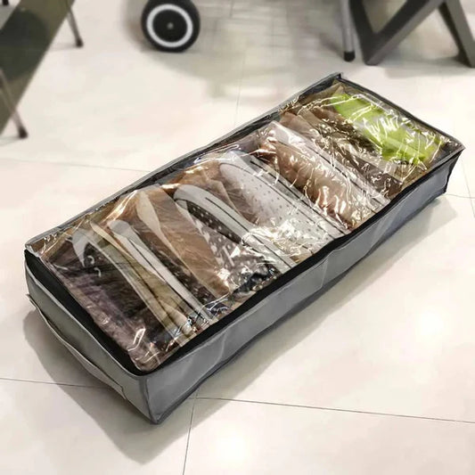 Non-woven 6 Pocket Dust Proof Shoes Storage Bag