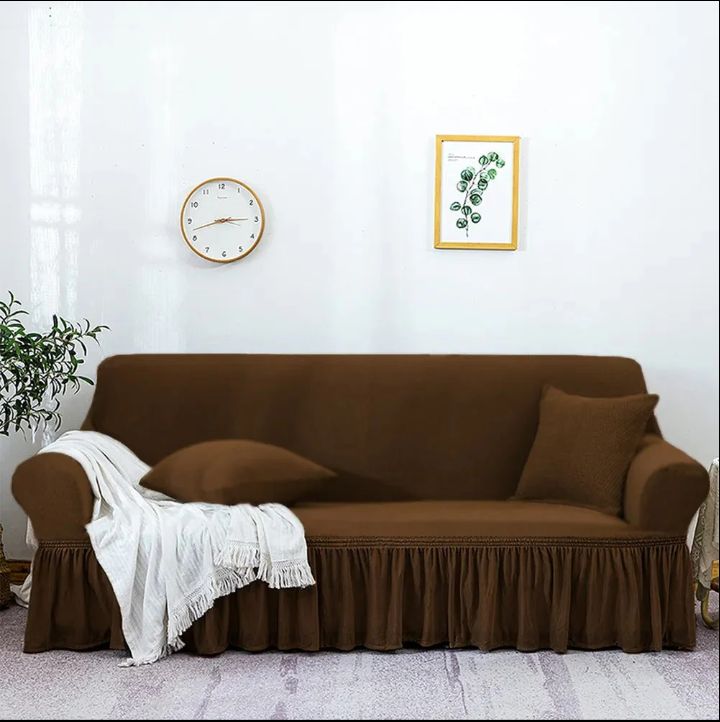 Turkish Style Mesh Sofa Cover – Copper Brown eclassstore.pk