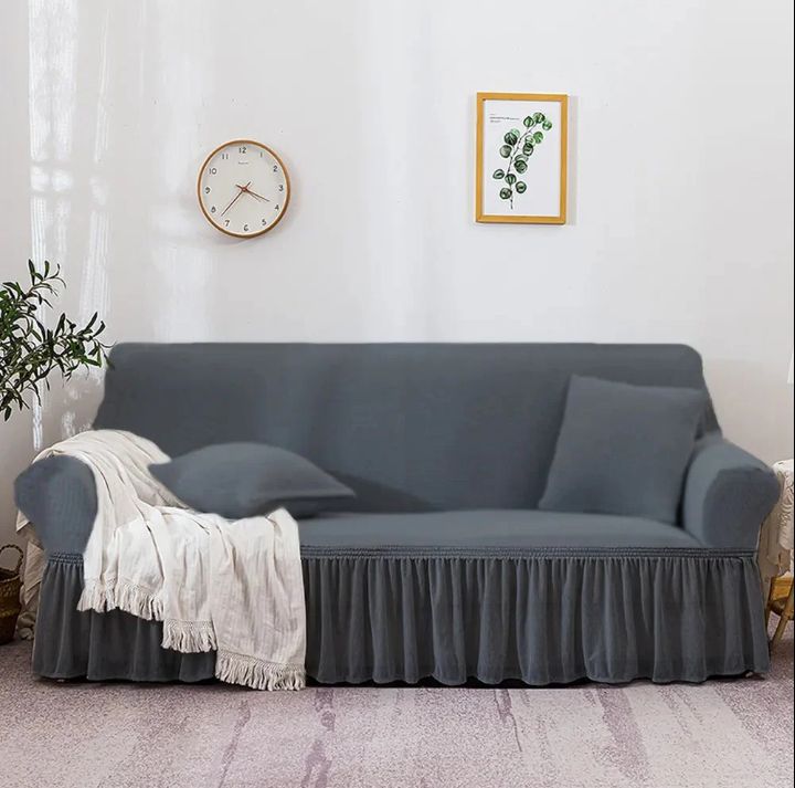 Mesh Sofa Cover – Light Grey Colo eclassstore.pk