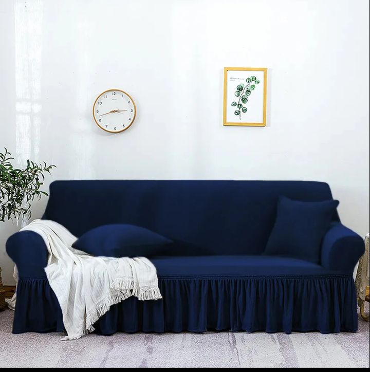 Turkish Style Mesh Sofa Cover – Blue eclassstore.pk